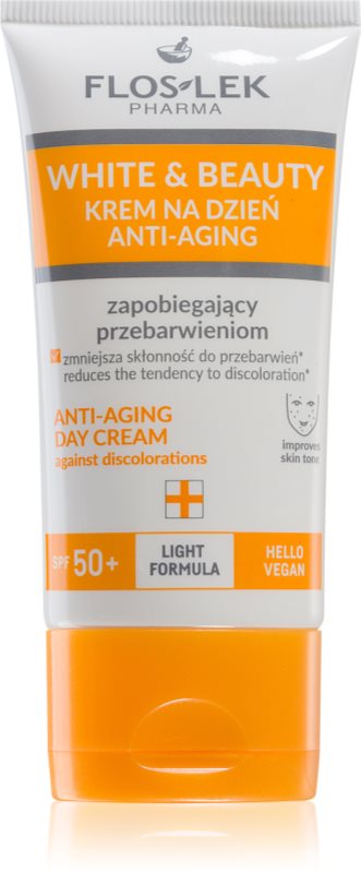 FlosLek Pharma White & Beauty crema de zi impotriva petelor pigmentare SPF 50+ 30 ml
