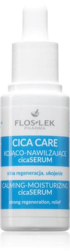 Floslek Pharma Cica Care Calming-Moisturizing CicaSerum ser calmant pentru ten uscat si iritat 30 ml