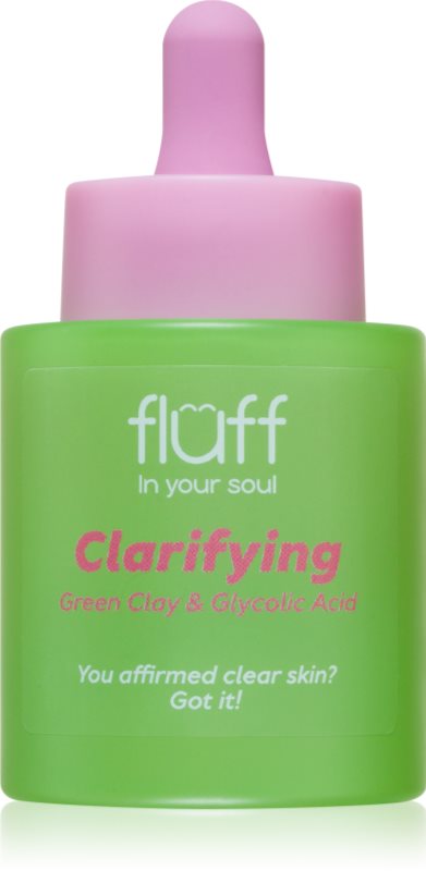 Fluff Clarifying ser facial cu argila 30 ml