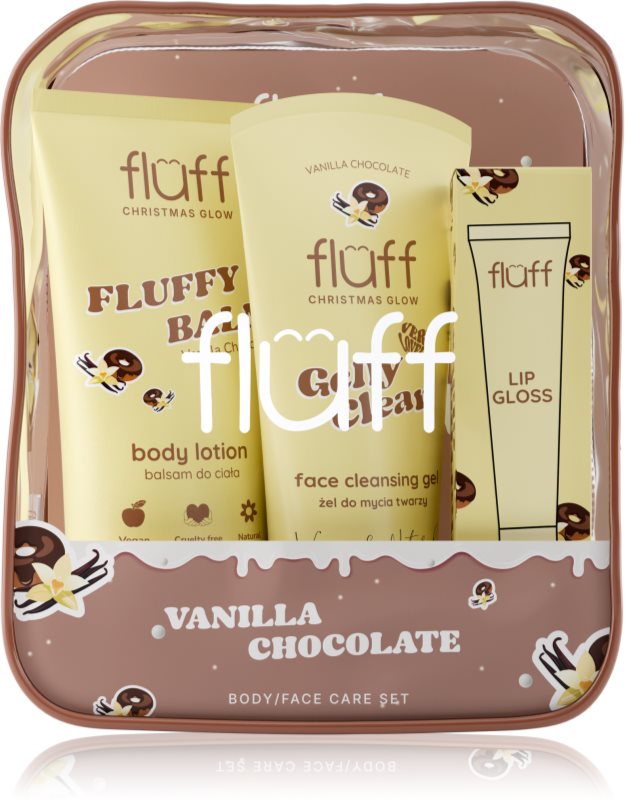 Fluff Christmas Glow Vanilla Chocolate set cadou de Crăciun