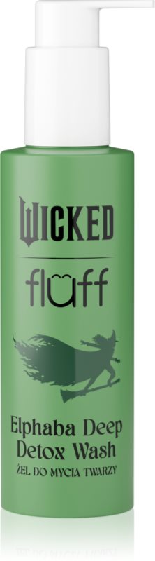 Fluff Wicked Elphaba Deep Detox Wash gel de curățare faciale 150 ml