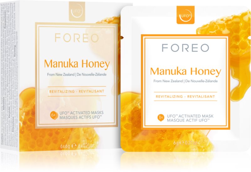 FOREO UFO™ Manuka Honey masca revitalizanta 6 x 6 g