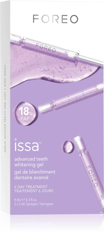 FOREO issa™ Advanced Teeth Whitening Gel gel pentru albire pentru dinti 3x3 ml