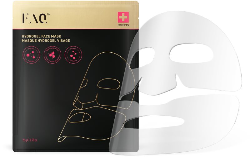 FOREO FAQ™ Glass Skin Collagen Face Mask masca cu hidrogel pentru o piele neteda si pentru a reduce vizibilitatea ridurilor 5 buc