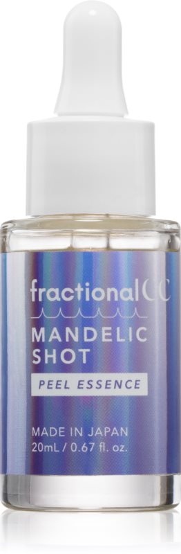 fractional CC Mandelic Shot Peel Essence esenta exfolianta pentru strălucirea și netezirea pielii 20 ml