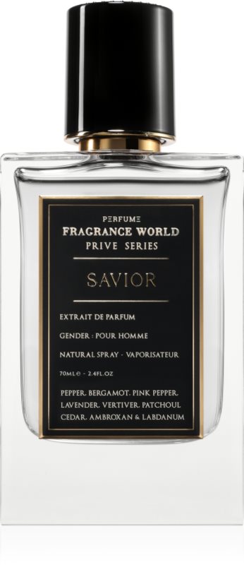 Fragrance World Prive Series Savior Eau de Parfum pentru bărbați 70 ml