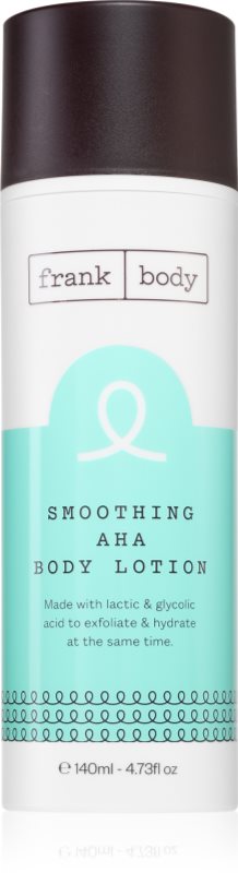Frank Body Smoothing AHA lapte de corp exfoliant Cu AHA Acizi 140 ml