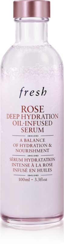 fresh Rose Deep Hydration Oil-Infused Serum ser de ulei hidratant de trandafir 100 ml