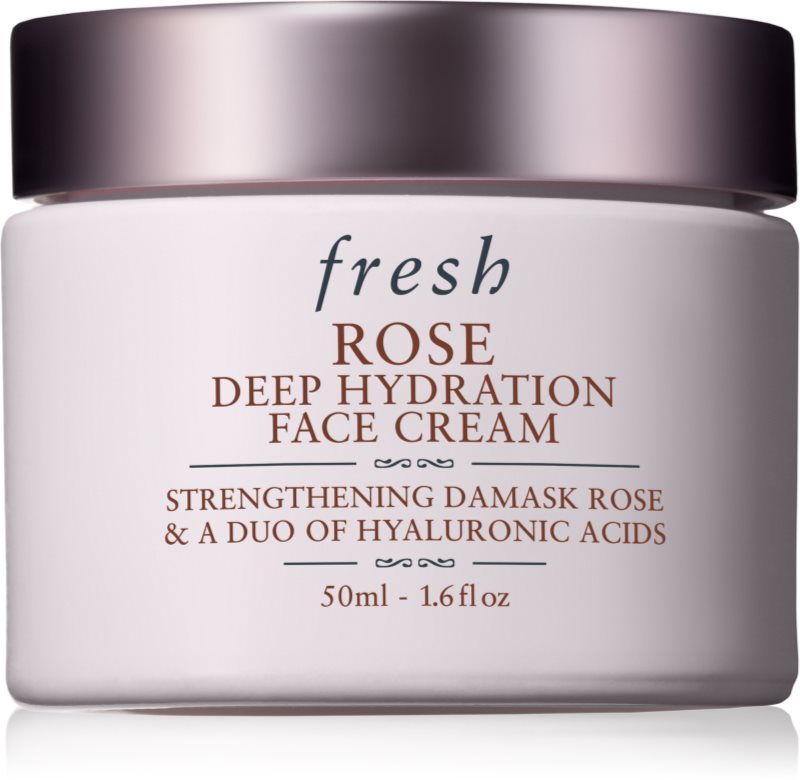 fresh Rose Deep Hydration Face Cream crema de fata hidratanta cu acid hialuronic