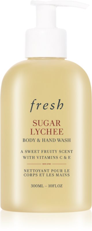 fresh Sugar Lychee Body & Hand Wash gel de duș 300 ml