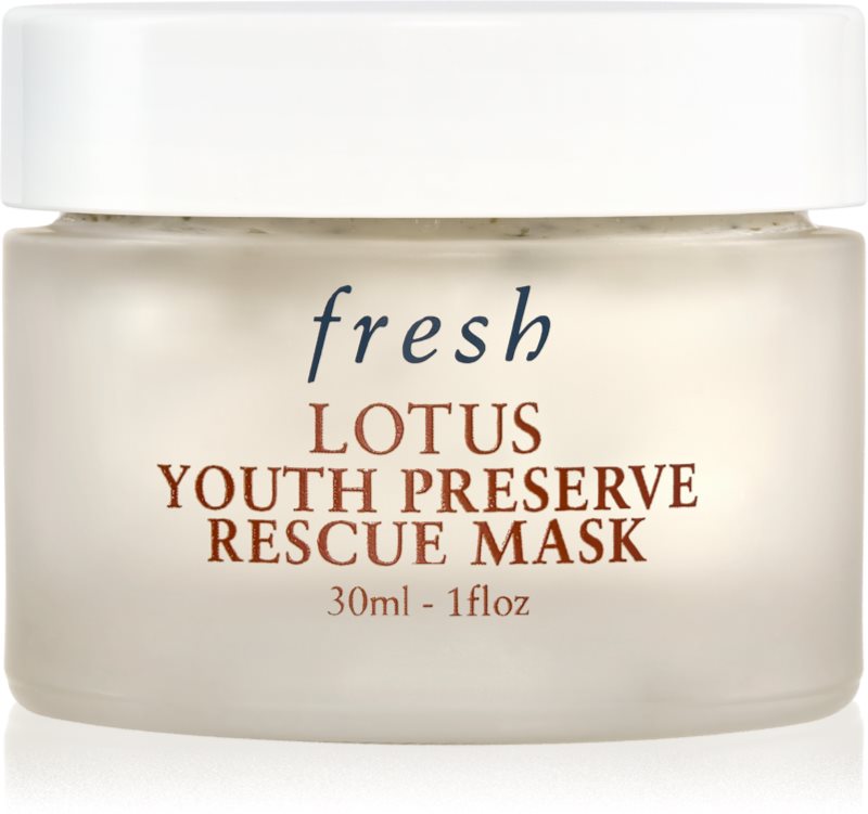 fresh Lotus Youth Preserve Rescue Mask masca pentru exfoliere anti-îmbătrânire