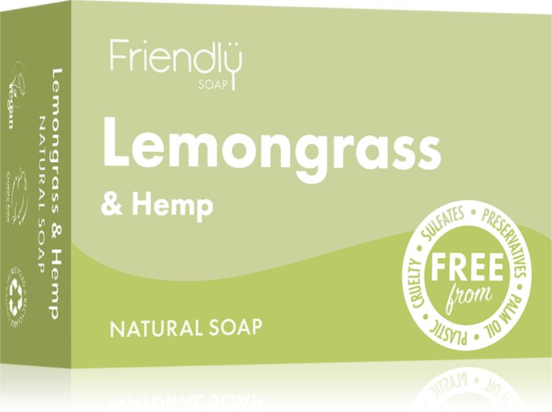 Friendly Soap Natural Soap Lemongrass & Hemp săpun natural