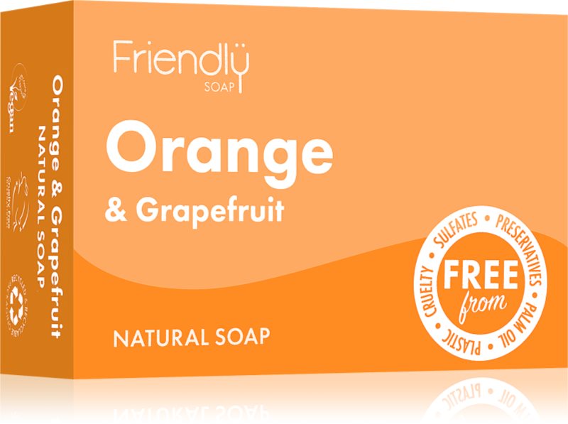 Friendly Soap Natural Soap Orange & Grapefruit săpun natural