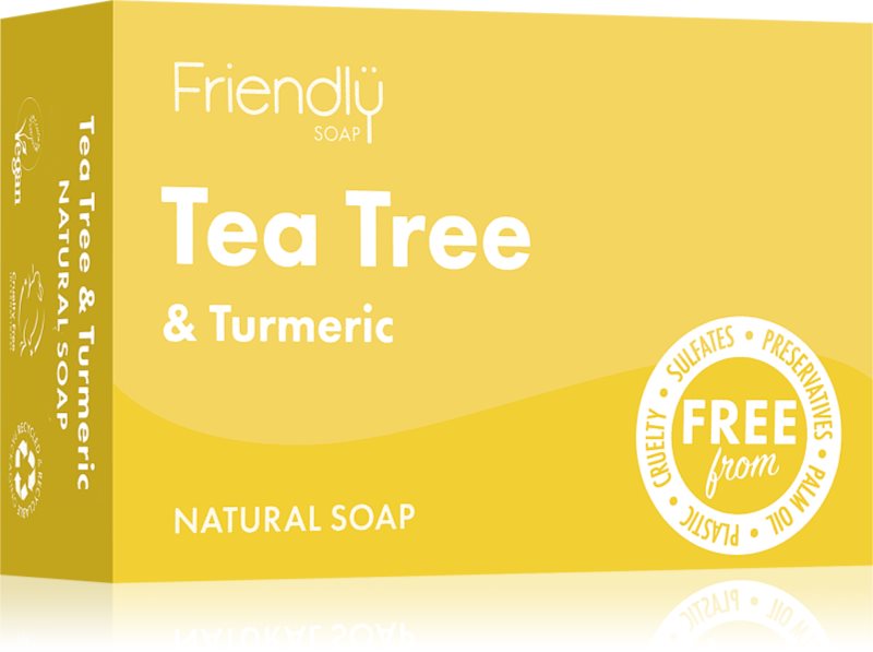Friendly Soap Natural Soap Tea Tree & Turmeric săpun natural