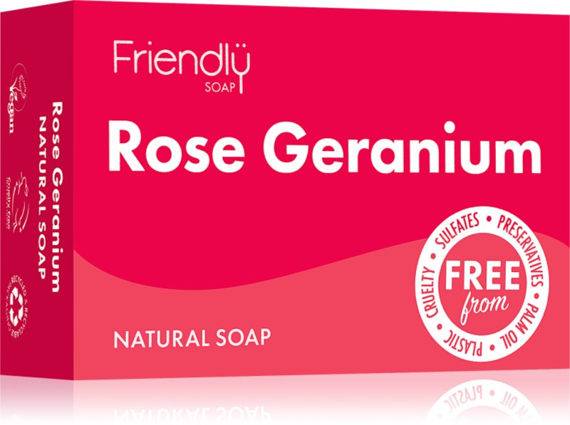 Friendly Soap Natural Soap Rose Geranium săpun natural