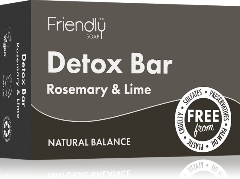Friendly Soap Detox Bar Rosemary & Lime săpun natural
