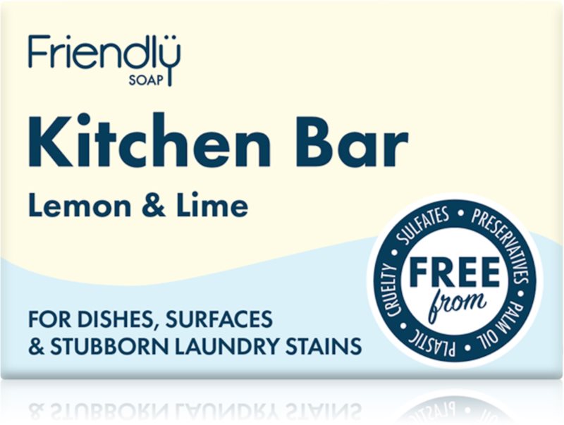 Friendly Soap Kitchen Bar Lemon & Lime săpun natural 7x95 g