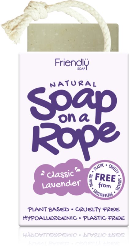 Friendly Soap Soap on a Rope Lavender săpun natural pe șnur 95 g