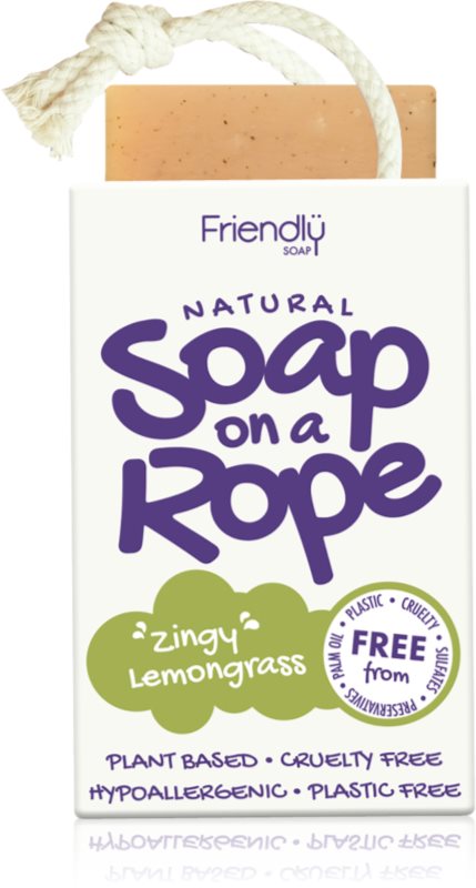 Friendly Soap Soap on a Rope Lemongrass săpun natural pe șnur 95 g