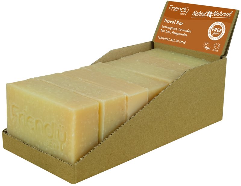 Friendly Soap Travel Soap Hair & Body săpun natural pentru corp si par 7x95 g