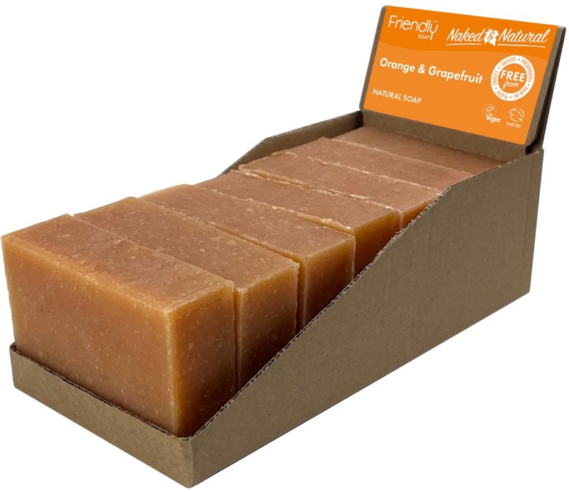 Friendly Soap Natural Soap Orange & Grapefruit săpun natural 7x95 g
