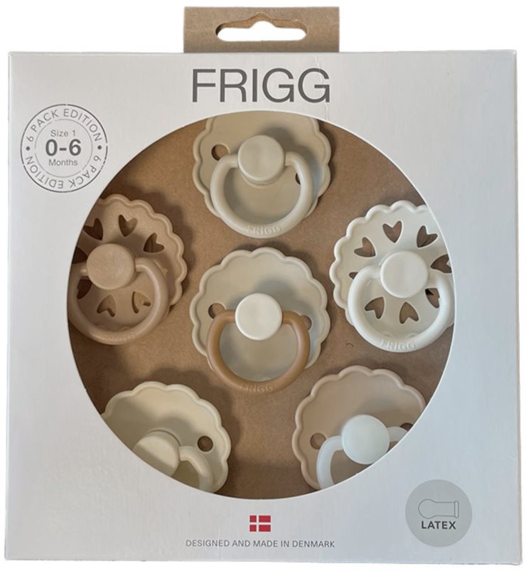 FRIGG 6 Pack Edition Size 1:0-6 months suzetă Cinnamon Charm