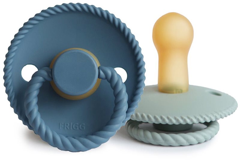 FRIGG Round Latex Ocean View/Sage suzetă