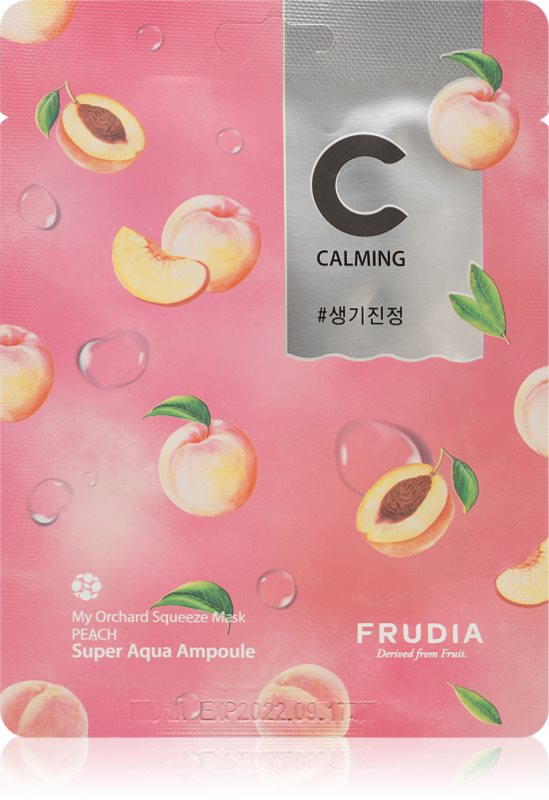Frudia My Orchard Peach mască textilă iluminatoare 20 ml