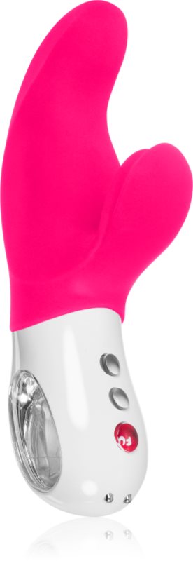 Fun Factory Miss Bi vibrator cu stimularea clitorisului Pink/White 17 cm