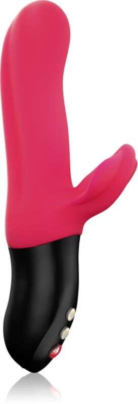 Fun Factory Bi Stronic Fusion dual pulsator vibrator cu stimularea clitorisului Red 21 cm
