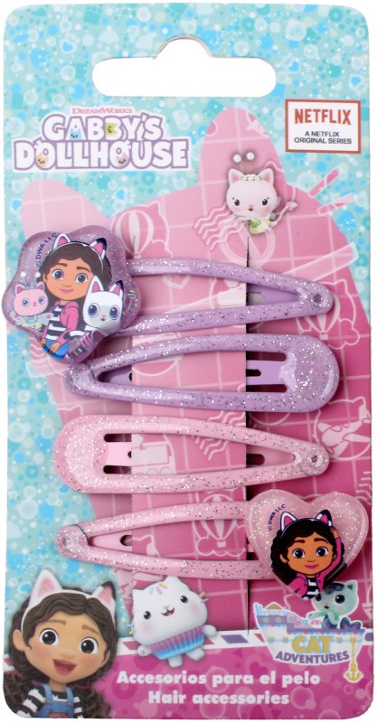 Gabby's Dollhouse Hair Accessories agrafe de par pentru copii 4 buc