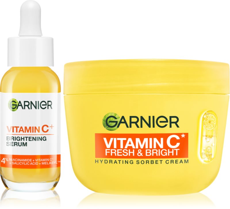 Garnier Vitamin C set pentru luminozitate si hidratare