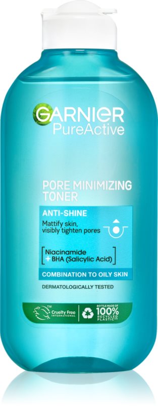 Garnier Pure Active tonic pentru curatare pentru ten acneic 200 ml
