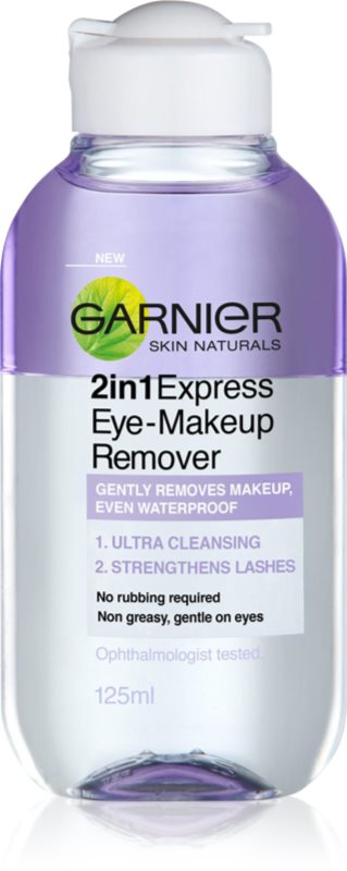 Garnier Skin Naturals tonic pentru curatarea ochilor 2 in 1 125 ml