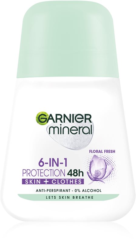 Garnier Mineral 5 Protection antiperspirant roll-on 48 de ore (Floral Fresh) 50 ml