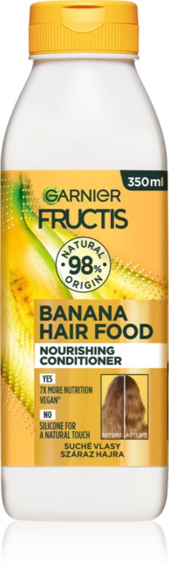 Garnier Fructis Banana Hair Food balsam hranitor pentru par uscat 350 ml