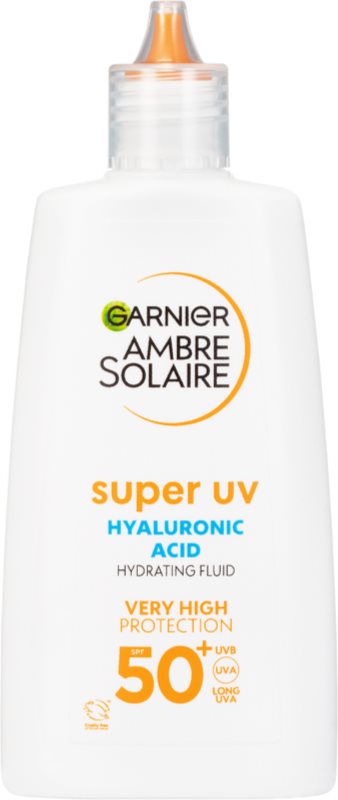 Garnier Ambre Solaire Super UV Hyaluronic Acid fluid protecție cu efect de hidratare