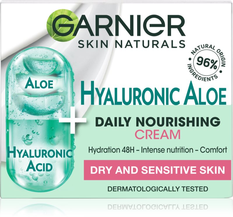 Garnier Hyaluron crema calmanta pentru fortificarea barierei cutanate 50 ml
