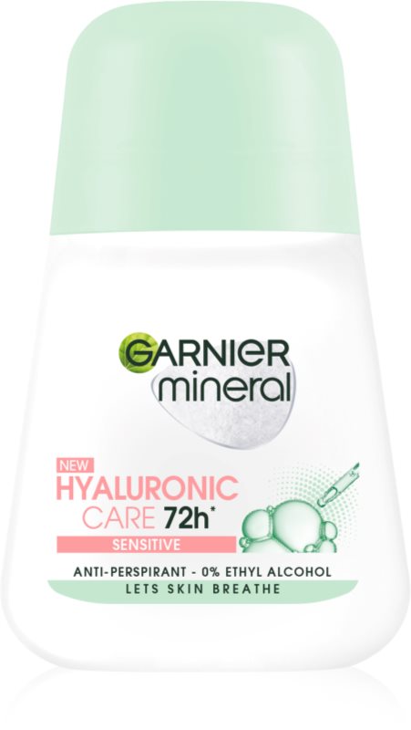 Garnier Mineral Hyaluronic Care antiperspirant roll-on 72 ore 50 ml