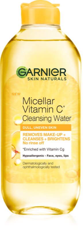 Garnier Vitamin C Apa micela cu efect de curatare si indepartare a machiajului 400 ml