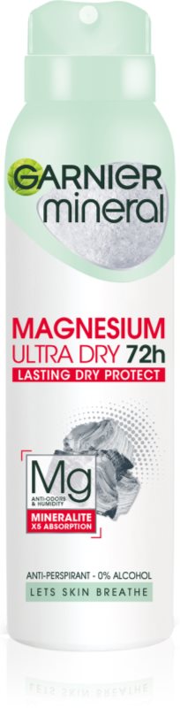Garnier Mineral Magnesium Ultra Dry spray anti-perspirant 150 ml