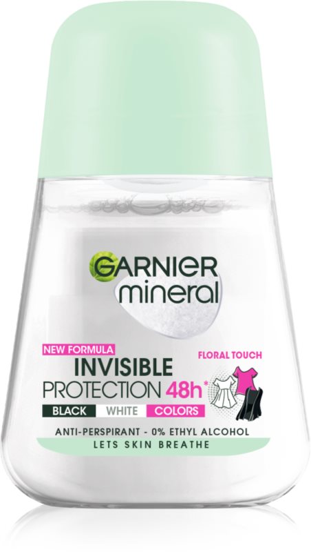Garnier Mineral Invisible antiperspirant roll-on pentru femei 50 ml