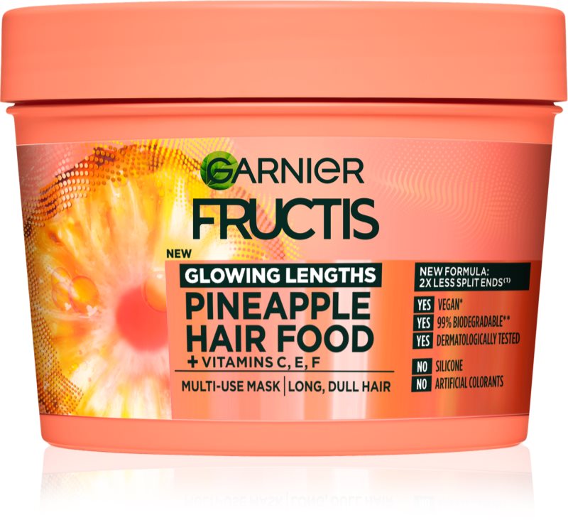 Garnier Fructis Pineapple Hair Food masca revitalizanta pentru păr lung 390 ml