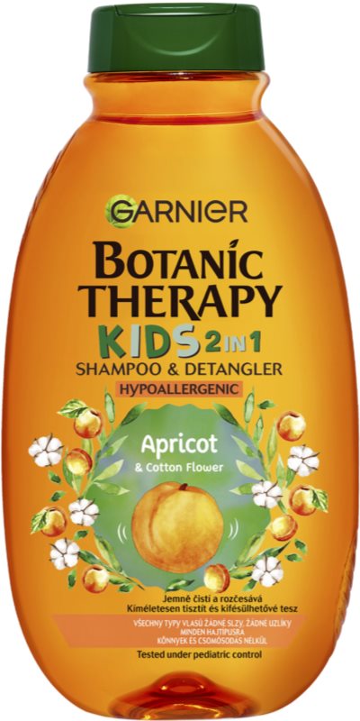 Garnier Botanic Therapy Disney Kids sampon si balsam 2 in 1 pentru par usor de pieptanat pentru copii 400 ml