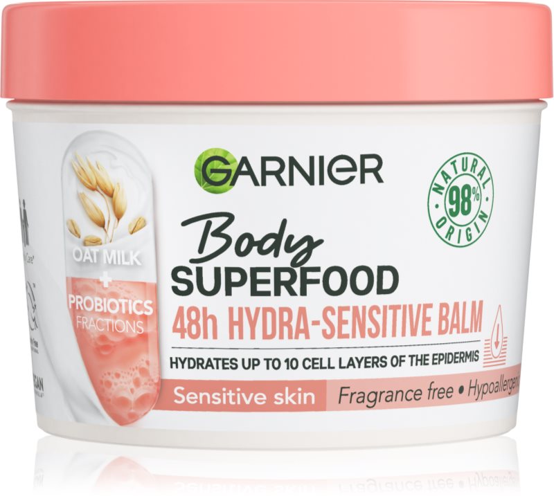 Garnier Body SuperFood crema de corp hidratanta pentru piele uscata si sensibila 380 ml