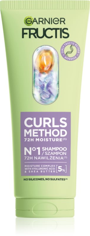 Garnier Fructis Curls Method sampon hidratant pentru par ondulat si cret 200 ml