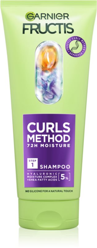 Garnier Fructis Curls Method sampon hidratant pentru par ondulat si cret 200 ml
