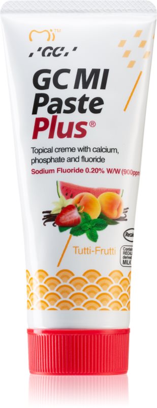 GC MI Paste Plus Crema protectoare de remineralizare pentru dinți sensibili cu flor