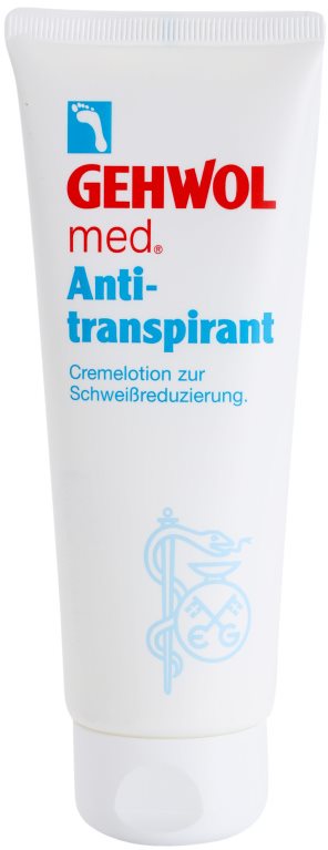 Gehwol Med crema antiperspirantă pentru a reduce transpirația pentru picioare 125 ml