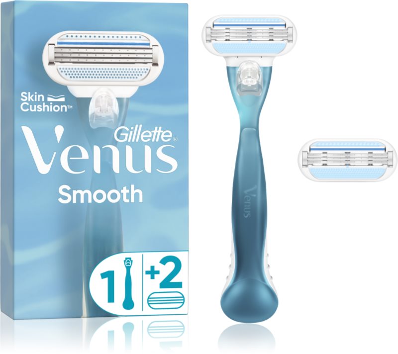 Gillette Venus Smooth Aparat de ras + 2 capete de schimb 1 buc